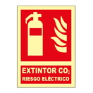 Extintor CO2 y Riesgo eléctrico