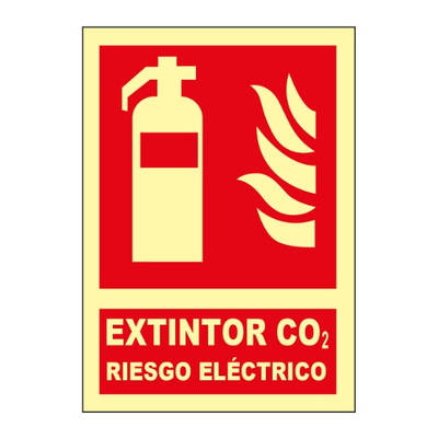 Señales de incendios Señales fotoluminiscentes de indicación de elementos contra incendio o emergencia. Norma U.N.E. 23-035-4.