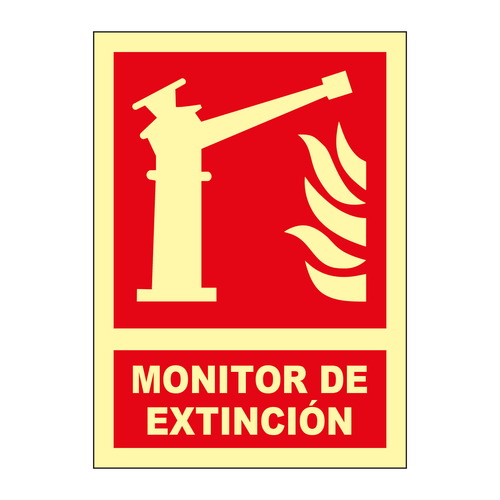 Señales fotoluminiscentes de indicación de elementos contra incendio o emergencia. Norma U.N.E. 23-035-4.