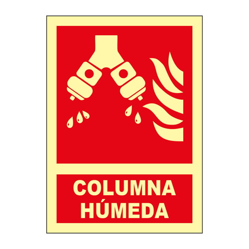 Señales fotoluminiscentes de indicación de elementos contra incendio o emergencia. Norma U.N.E. 23-035-4.