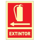 EX005 Extintor Flecha izquierda