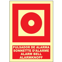 Señales de lucha contra incendios  Señales en 4 idiomas