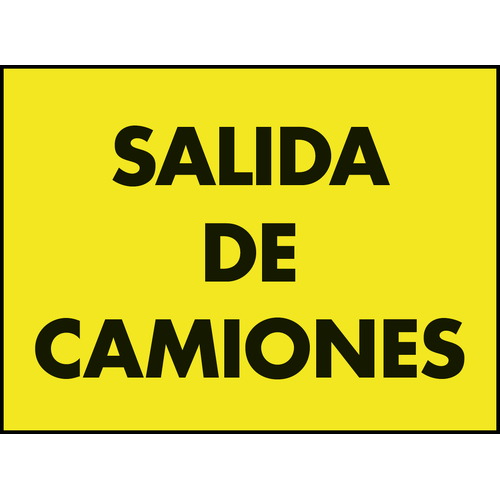 Carteles fabricados en polipropileno celular de 3,5mm. Disponible en medidas de 700x500mm y de 1000x700mm
