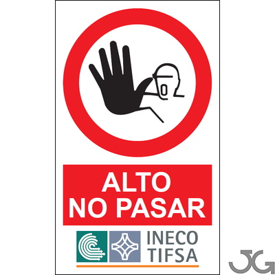 Señalización ESTÁNDAR PERSONALIZADA de 30 x 50 cm Señalización ESTÁNDAR PERSONALIZADA de 30 x 50 cm