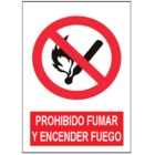 SP853 Prohibido fumar y encender fuego