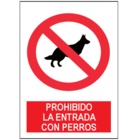 SP864 Prohibido la entrada con perros