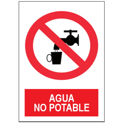 Señales de prohibición. Disponibles en poliestireno blanco de 1mm, vinilo adhesivo y aluminio blanco de 0,8mm. Medidas: 210x290mm, 300x400mm, 400x600mm.