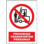 SP869 Prohibido transportar personas