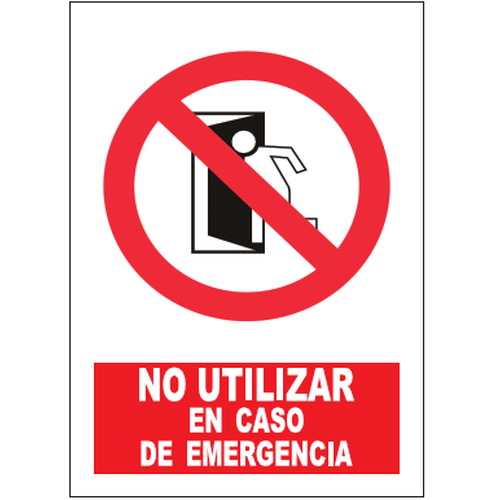 Señales de prohibición. Disponibles en poliestireno blanco de 1mm, vinilo adhesivo y aluminio blanco de 0,8mm. Medidas: 210x290mm, 300x400mm, 400x600mm.