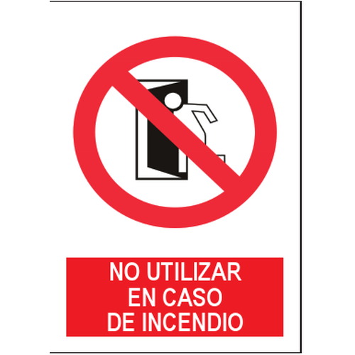Señales de prohibición. Disponibles en poliestireno blanco de 1mm, vinilo adhesivo y aluminio blanco de 0,8mm. Medidas: 210x290mm, 300x400mm, 400x600mm.