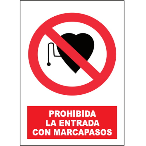 Señales de prohibición. Disponibles en poliestireno blanco de 1mm, vinilo adhesivo y aluminio blanco de 0,8mm. Medidas: 210x290mm, 300x400mm, 400x600mm.