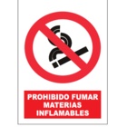 SP893 Prohibido fumar Materias inflamables