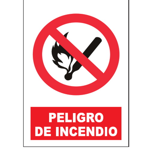 Señales de prohibición. Disponibles en poliestireno blanco de 1mm, vinilo adhesivo y aluminio blanco de 0,8mm. Medidas: 210x290mm, 300x400mm, 400x600mm.