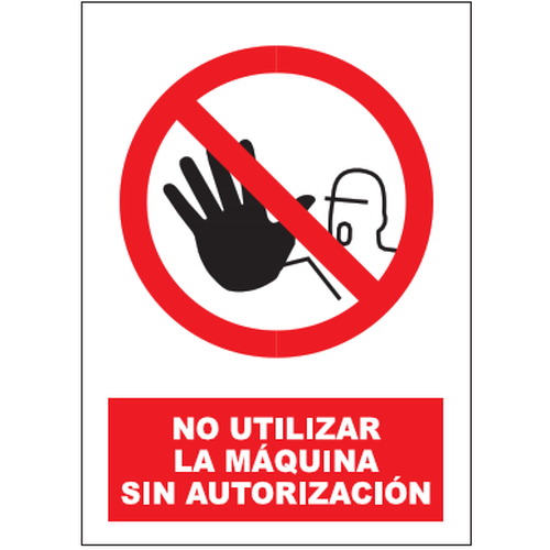 Señales de prohibición. Disponibles en poliestireno blanco de 1mm, vinilo adhesivo y aluminio blanco de 0,8mm. Medidas: 210x290mm, 300x400mm, 400x600mm.