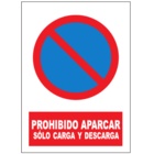 SP905 Prohibido aparcar, sólo carga y descarga