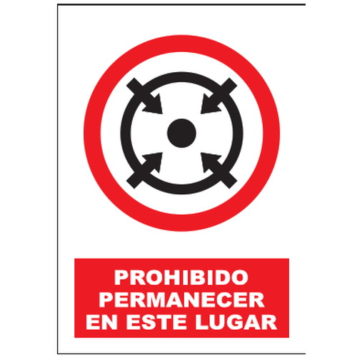 Señales de prohibición. Disponibles en poliestireno blanco de 1mm, vinilo adhesivo y aluminio blanco de 0,8mm. Medidas: 210x290mm, 300x400mm, 400x600mm.