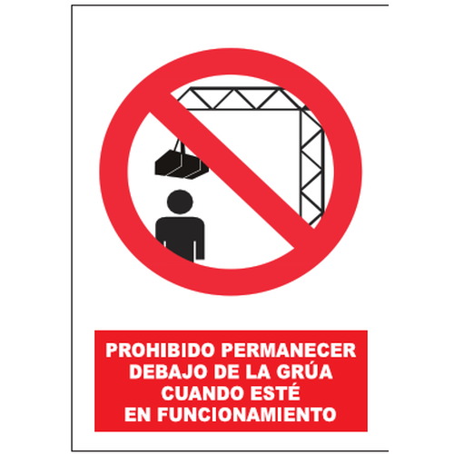 Señales de prohibición. Disponibles en poliestireno blanco de 1mm, vinilo adhesivo y aluminio blanco de 0,8mm. Medidas: 210x290mm, 300x400mm, 400x600mm.