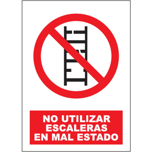 Señales de prohibición. Disponibles en poliestireno blanco de 1mm, vinilo adhesivo y aluminio blanco de 0,8mm. Medidas: 210x290mm, 300x400mm, 400x600mm.