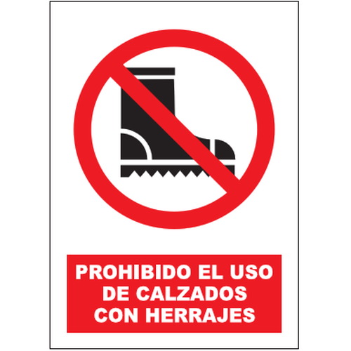 Señales de prohibición. Disponibles en poliestireno blanco de 1mm, vinilo adhesivo y aluminio blanco de 0,8mm. Medidas: 210x290mm, 300x400mm, 400x600mm.