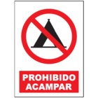 SP925 Prohibido acampar