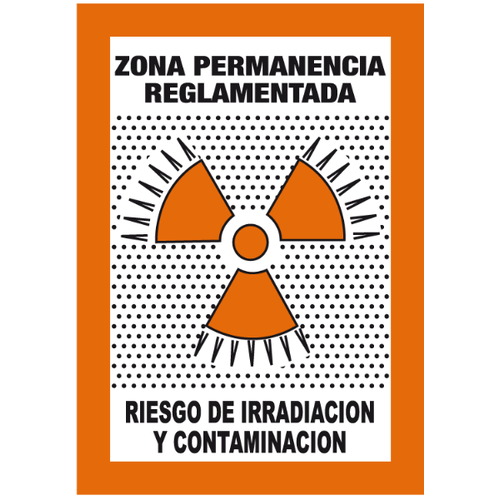 ☢ Estas señales se utilizan en espacios donde se manipulen o almacenen radionucleidos o se disponga de generadores de radiaciones ionizantes. Estos espacios deben estar perfectamente delimitados y señalizados según lo establecido en la norm
