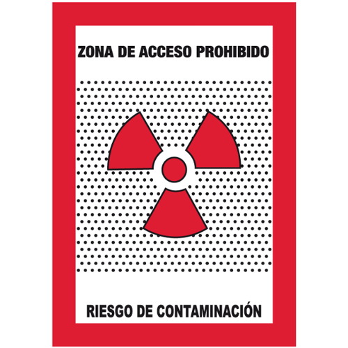 ☢ Estas señales se utilizan en espacios donde se manipulen o almacenen radionucleidos o se disponga de generadores de radiaciones ionizantes. Estos espacios deben estar perfectamente delimitados y señalizados según lo establecido en la norm