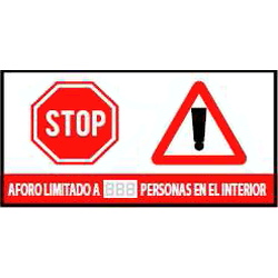 Señalización de seguridad para prevención de contagios 618 Señal covid-19 Establecimiento cumple norma prevención COVID-19