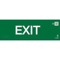 PVC Fotoluminiscente Clase A Braille 297x105mm BR-0250 Señal Braille PVC Clase A Exit