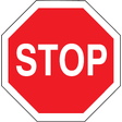 señal pilar parking STOP