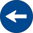 señal pilar parking sentido obligatorio izquierda