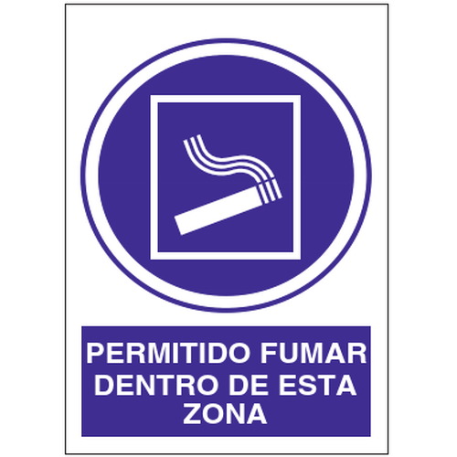 Señales de obligación y uso obligatorio en el trabajo. Disponibles en poliestireno blanco de 1mm, vinilo adhesivo y aluminio blanco de 0,8mm. Medidas: 210x290mm, 300x400mm, 400x600mm.