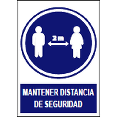 Señales de obligación y uso obligatorio en el trabajo. Disponibles en poliestireno blanco de 1mm, vinilo adhesivo y aluminio blanco de 0,8mm. Medidas: 210x290mm, 300x400mm, 400x600mm.