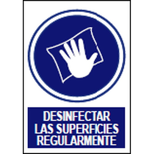 Señales de obligación y uso obligatorio en el trabajo. Disponibles en poliestireno blanco de 1mm, vinilo adhesivo y aluminio blanco de 0,8mm. Medidas: 210x290mm, 300x400mm, 400x600mm.