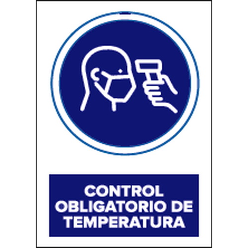 Señales de obligación y uso obligatorio en el trabajo. Disponibles en poliestireno blanco de 1mm, vinilo adhesivo y aluminio blanco de 0,8mm. Medidas: 210x290mm, 300x400mm, 400x600mm.