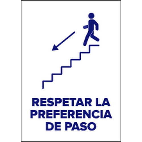 Señales de obligación y uso obligatorio en el trabajo. Disponibles en poliestireno blanco de 1mm, vinilo adhesivo y aluminio blanco de 0,8mm. Medidas: 210x290mm, 300x400mm, 400x600mm.