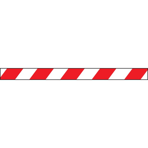 Pictogramas de seguridad específicos para el suelo. Fabricados en vinilo adhesivo, con laminador antideslizante de alta resistencia y dimensiones de 1000 x 100 milímetros. Señales adhesivas para suelos