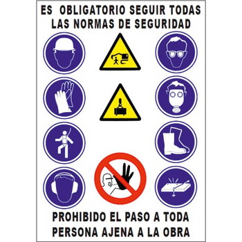Carteles combinados 70x100cm