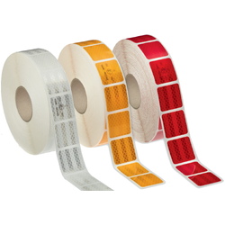 Cintas adhesivas reflectantes para marcaje de vehículos - Cinta adhesiva reflectante 51mmx50m de marcado de vehículos para Superficies Flexibles V-23 Cintas adhesivas reflectantes para marcaje de vehículos Cinta adhesiva reflectante 51mmx50m de marcado de vehículos para Superficies Flexibles V-23