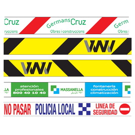 Cintas de Balizamiento Personalizadas  Personalización