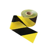 Cinta señalización Amarilla-Negra 10cm x 200m. Galga 300
