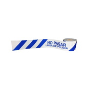 Cintas de balizamiento y señalización policia 116A Cinta señalización No pasar Línea de Policía de 10cm x 200m Galga 300
