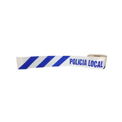 Cintas de balizamiento y señalización policia 116B Cinta señalización policía local de 10cm x 200m Galga 300