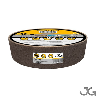 Cinta adhesiva antideslizante colores de 50mm x 18m Cintas antideslizantes con base autoadhesiva adecuada para la aplicación en superficies lisas de medidas. Disponible en gris, marrón, rojo, blanco, azul y transparente. Medidas de 50mm x 18m