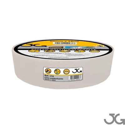 Cinta adhesiva antideslizante colores de 50mm x 18m Cintas antideslizantes con base autoadhesiva adecuada para la aplicación en superficies lisas de medidas. Disponible en gris, marrón, rojo, blanco, azul y transparente. Medidas de 50mm x 18m