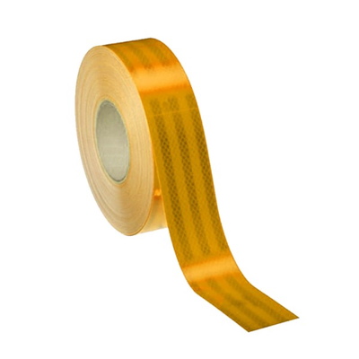 Cinta adhesiva reflectante 51mmx50m de marcado de vehículos para Superficies Rígidas V-23 Cinta adhesiva reflectante de señalización de contorno para vehículos de transporte para Superfícies Rígidas. Medidas 51mmx50m