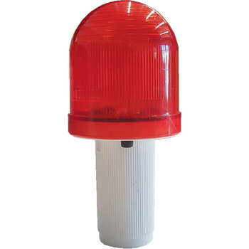 Luz para cono y valla plegable R/B