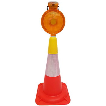 TL2 - Baliza luminosa intermitente SOLAR cono