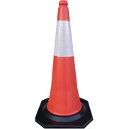 Cono PE 75cm Base de caucho