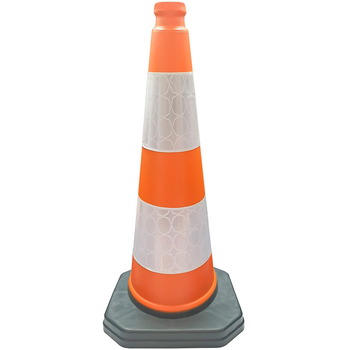 Cono PVC Reciclado 75cm 2 bandas 15cm Réflex