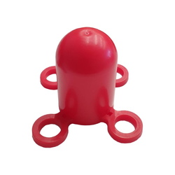 Accesorios para conos 90311 Soporte de cadena ROJO para poste señalización 102pe y conos